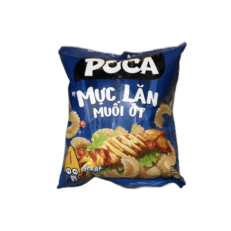Snack POCA vị Mực Lăn Muối Ớt