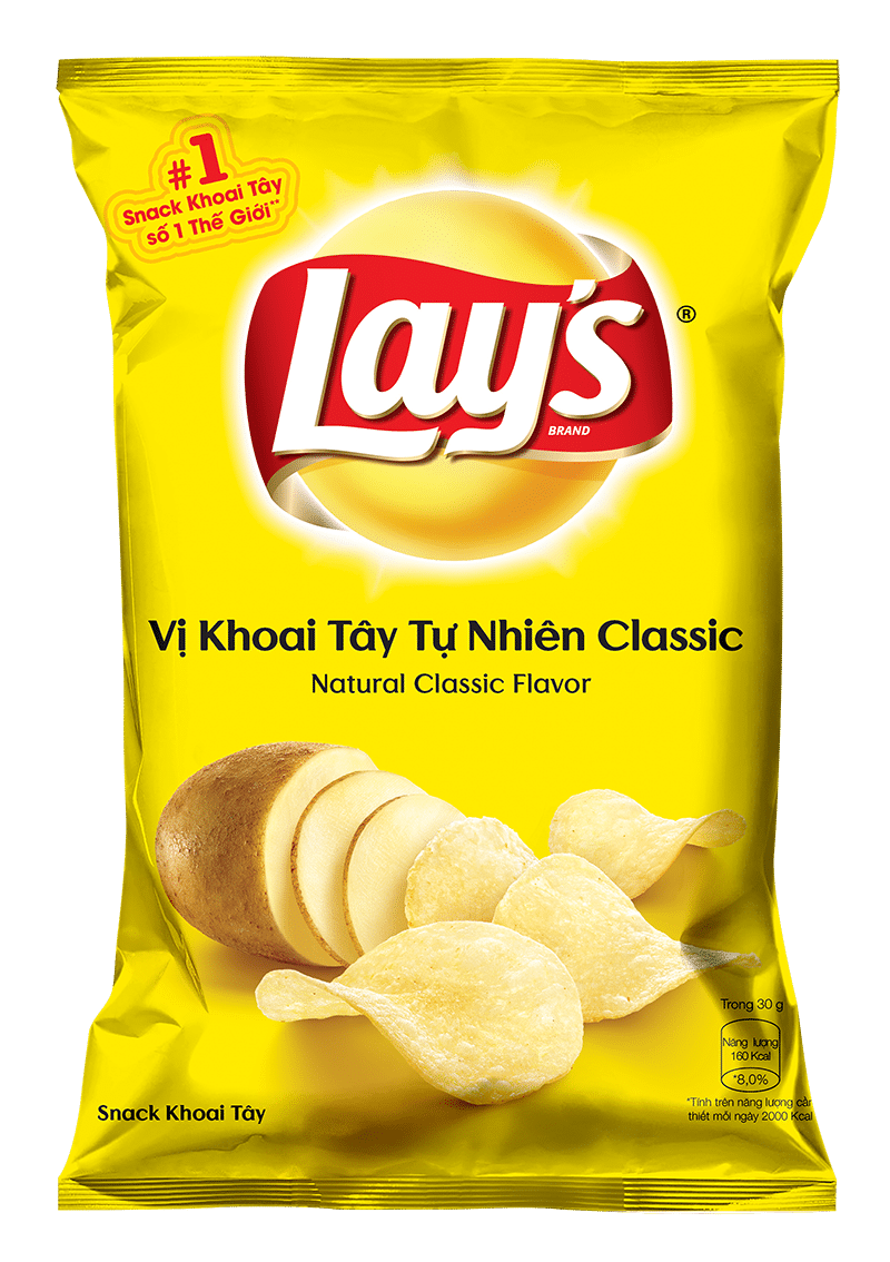 Snack Lay's vị Khoai Tây Tự Nhiên (Classic)